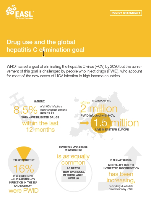 Policy statement on drug use and the global hepatitis C elimination ...