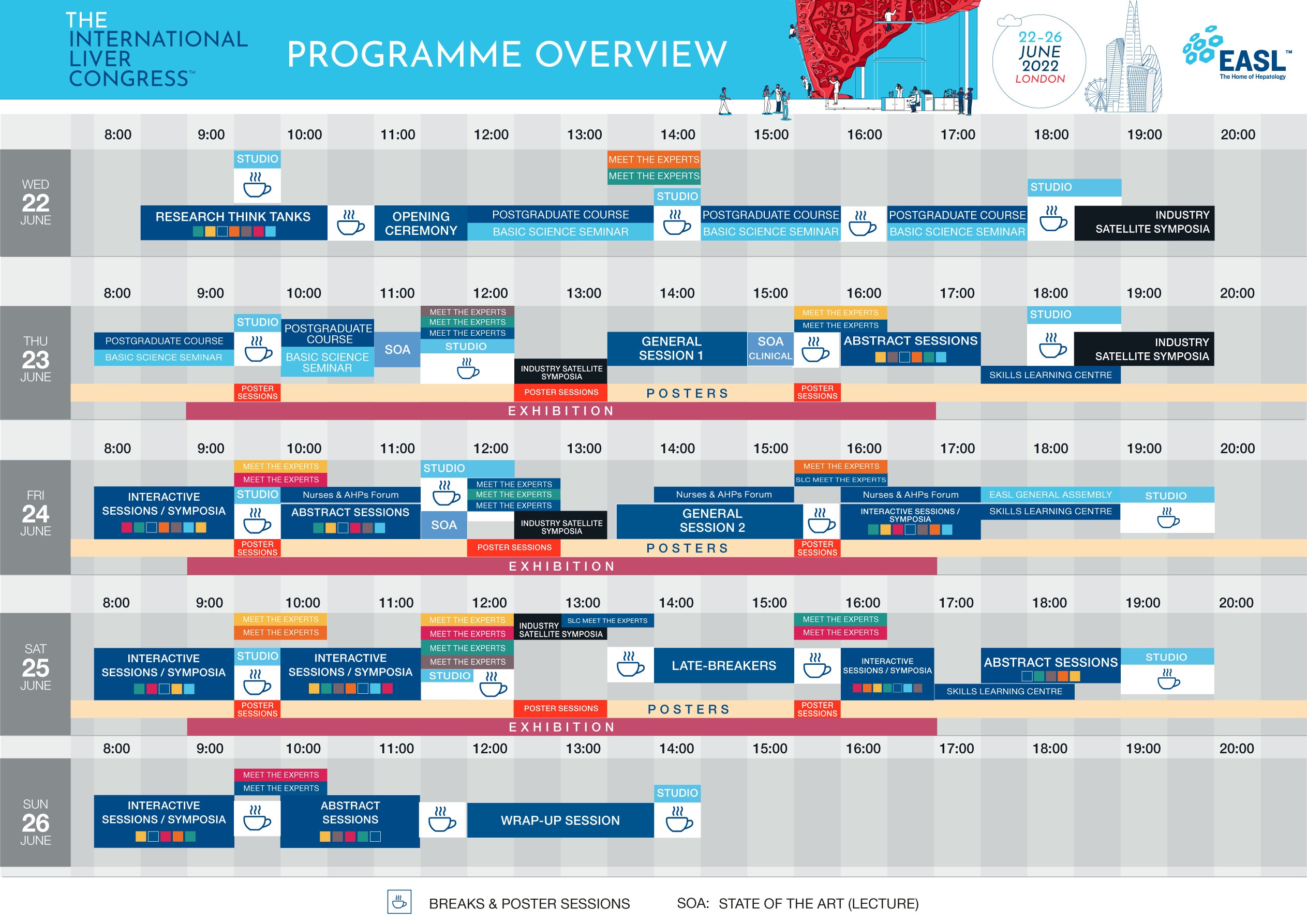 ILC 2022 - programme overview