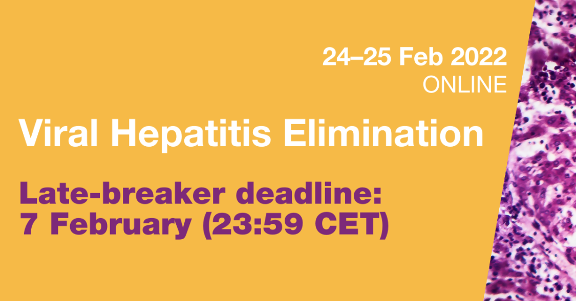 Announcing a call for latebreaker abstracts on viral hepatitis and