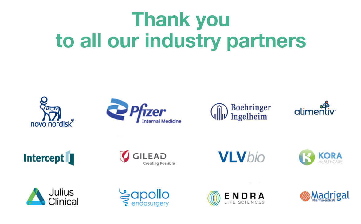 NAFLD2022 - thank you industry partners