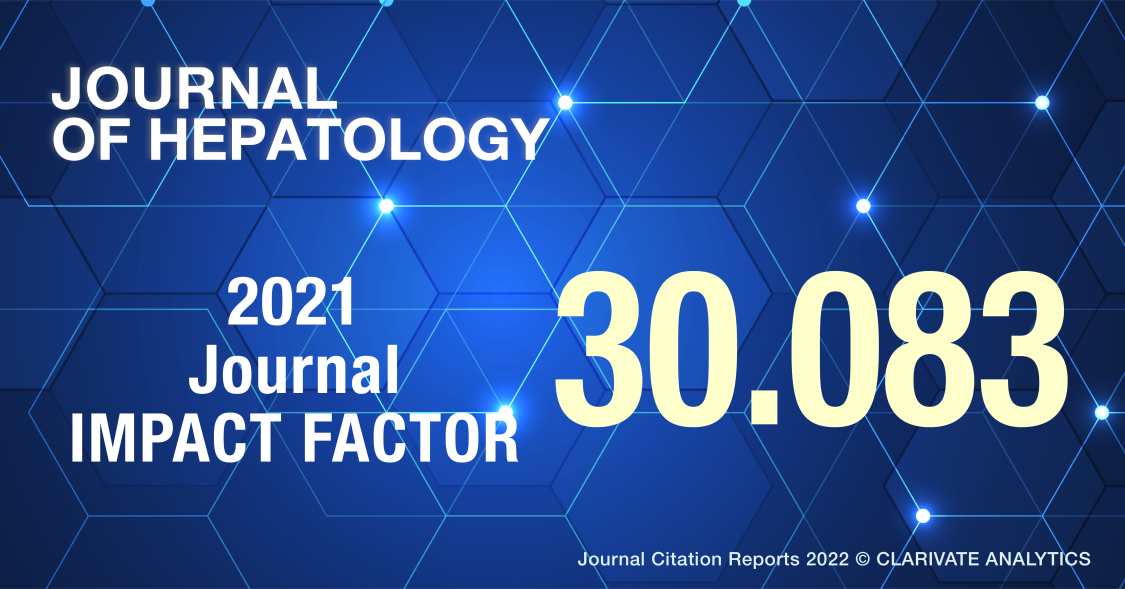 Journal of Hepatology impact factor ranking climbs again, remaining