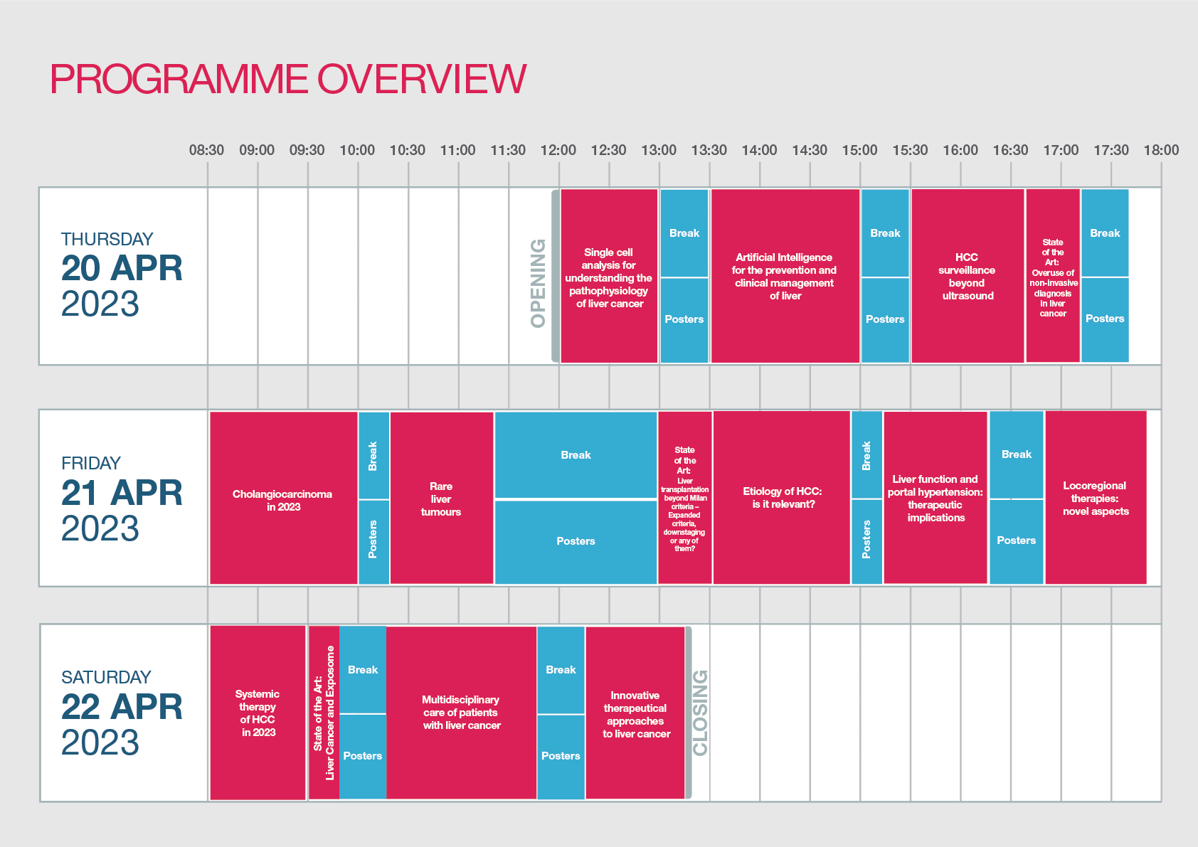 Liver Cancer Summit 2023 - Programme overview
