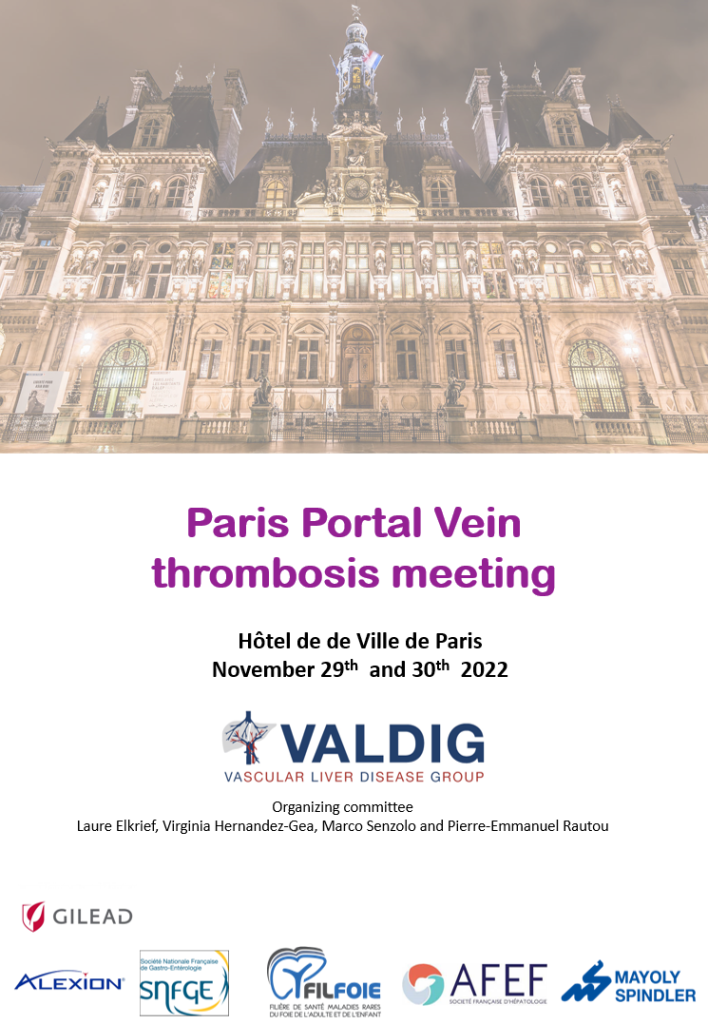 Paris Portal Vein thrombosis meeting EASLThe Home of Hepatology.